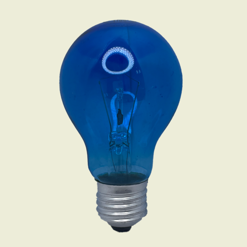 Radiant-Lite 25W Blue Transparent Bulb Trinidad