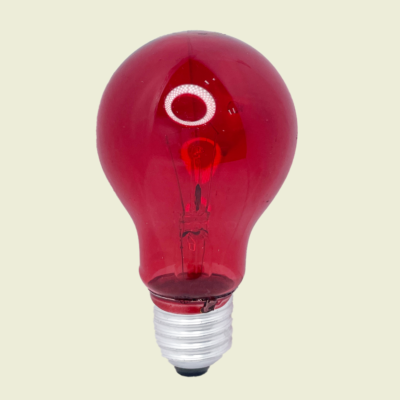 Radiant-Lite 25W Red Transparent Bulb Trinidad