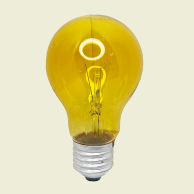 Radiant-Lite 25W Yellow Transparent Bulb Trinidad