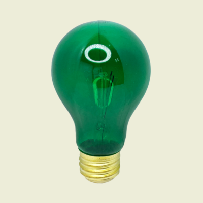 Satco 25w Green Incandescent Party Bulb Trinidad