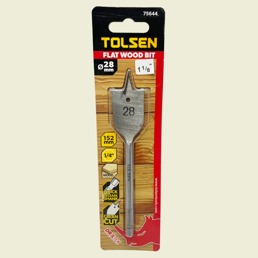 Tolsen 1⅛" Spade Drill Bit Trinidad