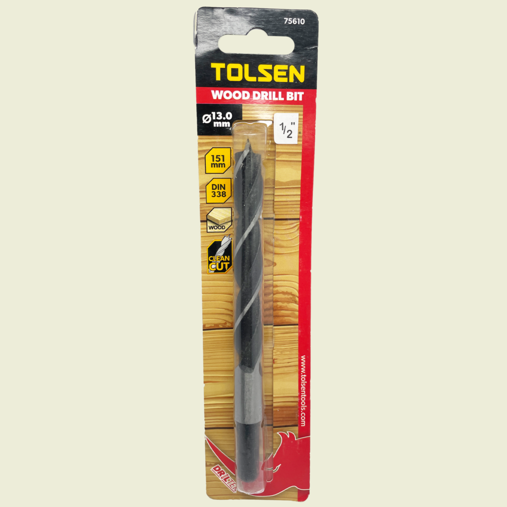 Tolsen ½" Wood Drill Bit Trinidad