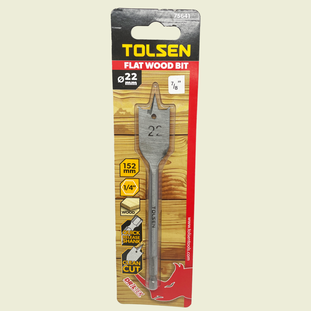 Tolsen ⅞" Spade Drill Bit Trinidad