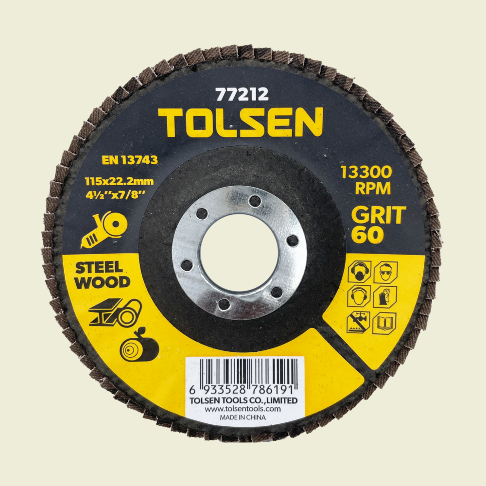 Tolsen 60 Grit Flap Disc Trinidad