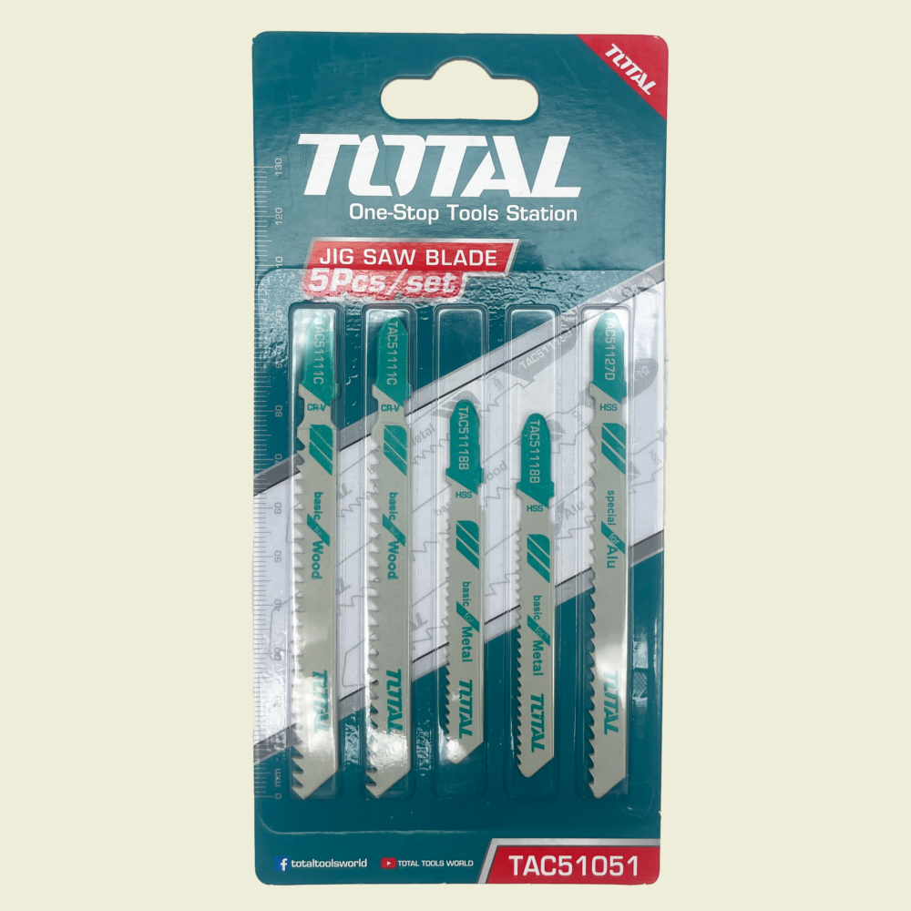 Total 5Pcs Mix Jig Saw Blade Set Trinidad