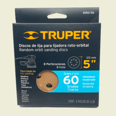 Truper 60 Grit Orbital Sander Disc Trinidad