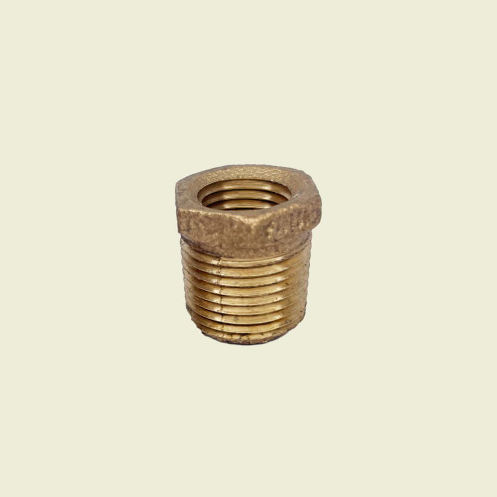 ⅜"-¼" Brass Threaded Reducer Trinidad