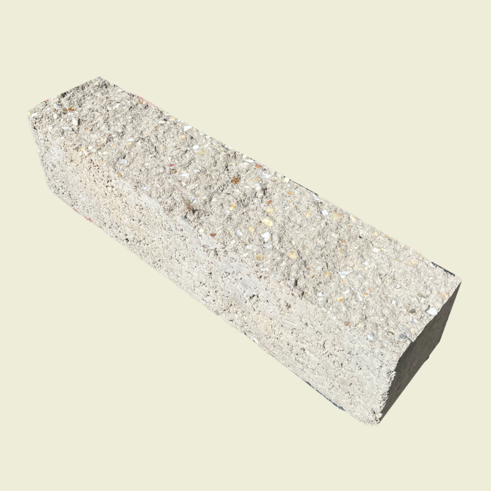 California Split Decorative Face Block - Grey Trinidad
