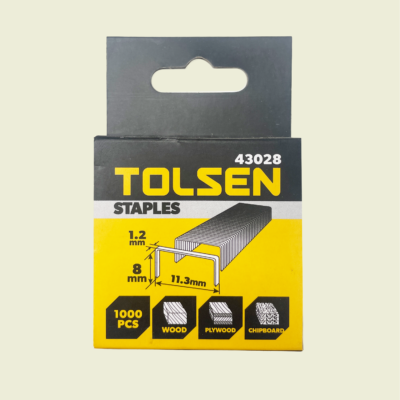 Tolsen Staples 8mm x 1.2mm Trinidad