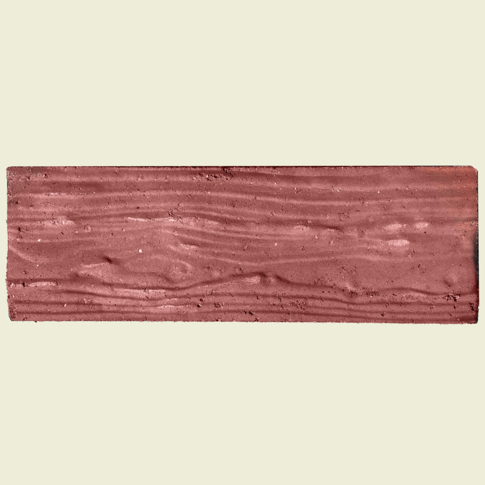 Woodgrain Paver 8" x 24" Baked Terracotta Trinidad