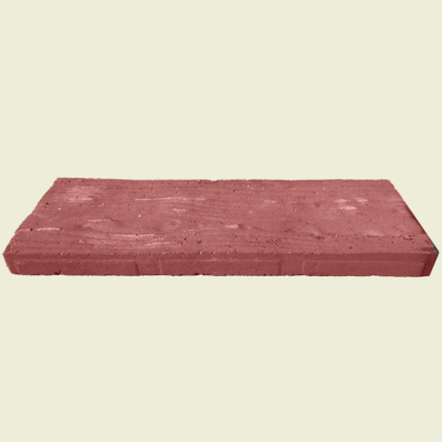 Woodgrain Paver 8" x 24" Baked Terracotta Trinidad