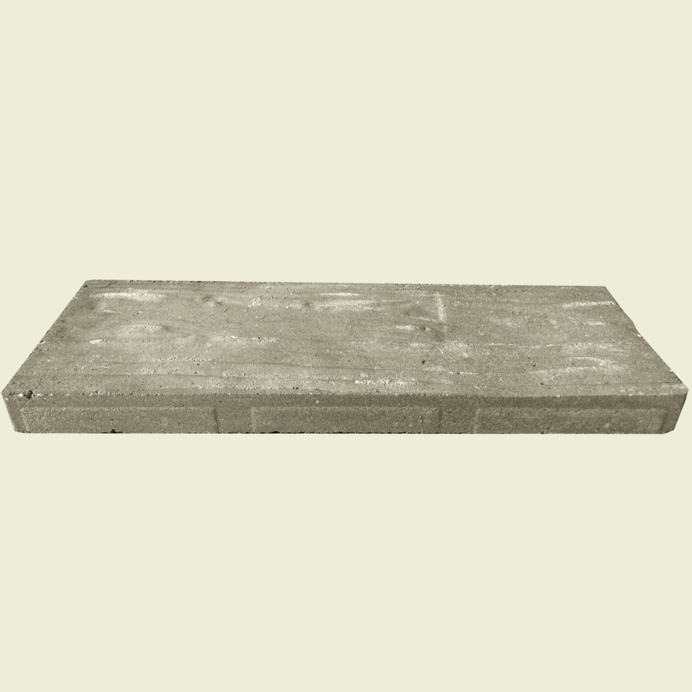 Woodgrain Paver 8" x 24" Plain (Grey) Trinidad