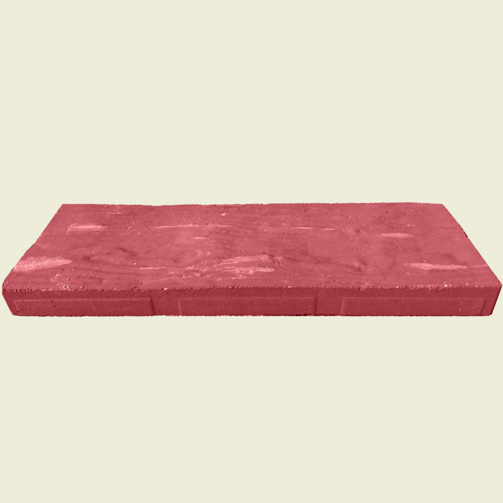 Woodgrain Paver 8" x 24" Baked Terracotta Trinidad