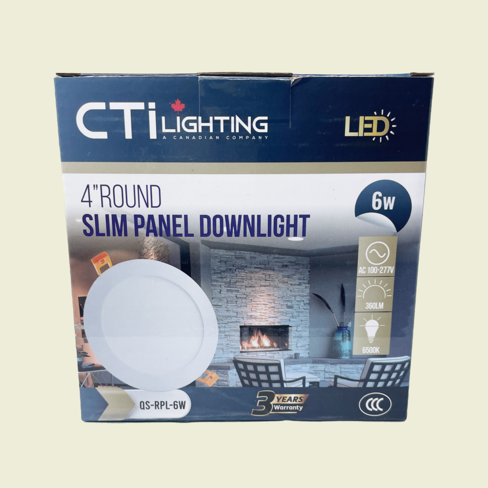 CTI 4" Round Slim Panel Downlight Trinidad