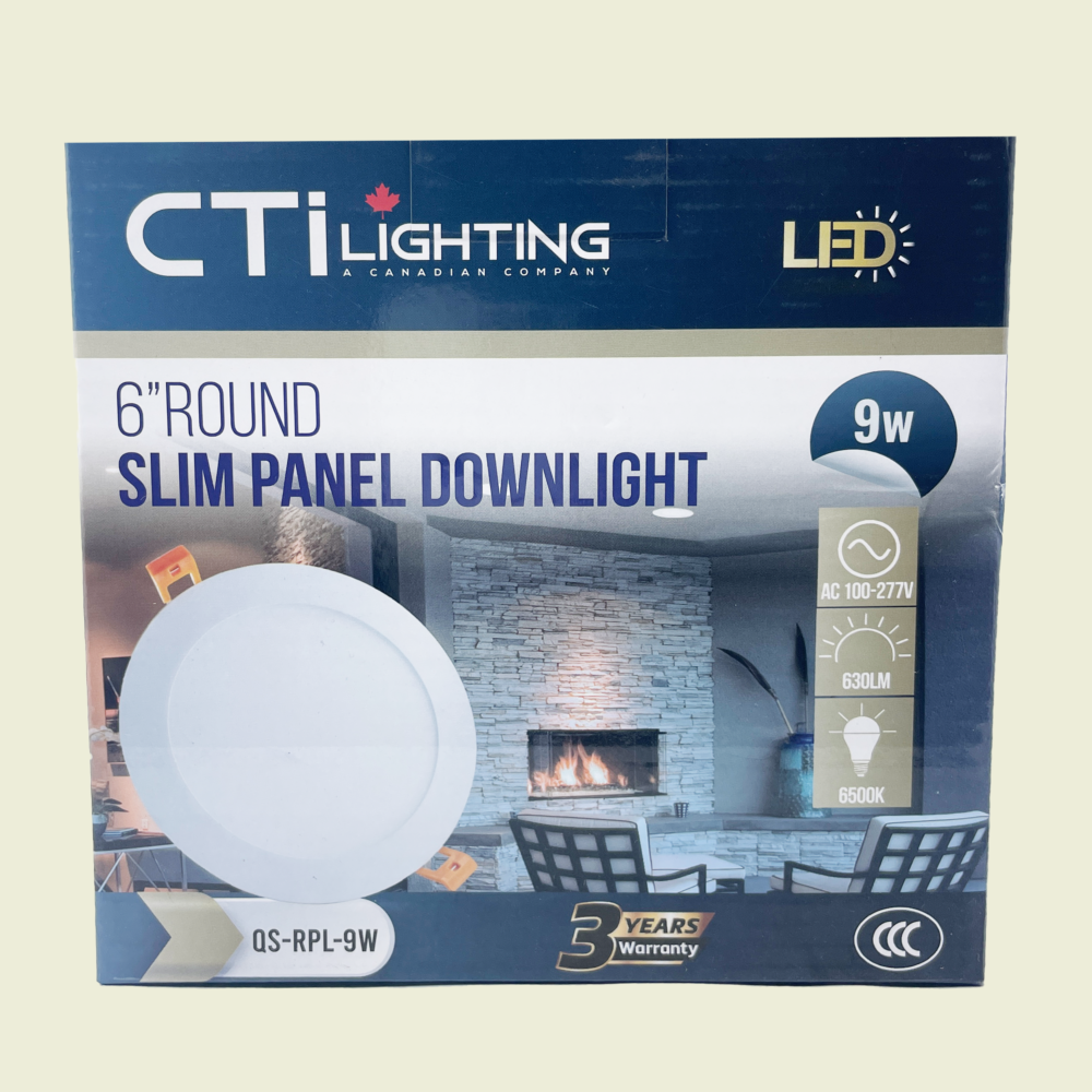 CTI 6" Round Slim Panel Downlight Trinidad