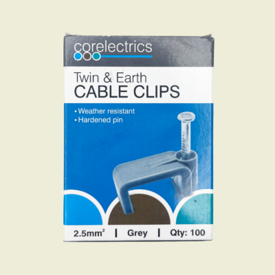 Corelectrics 2.5mm Twin & Earth Cable Clips Trinidad