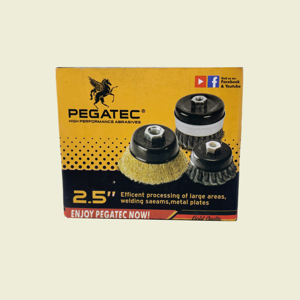 Pegatec 2.5" Wire Cup Brush Trinidad