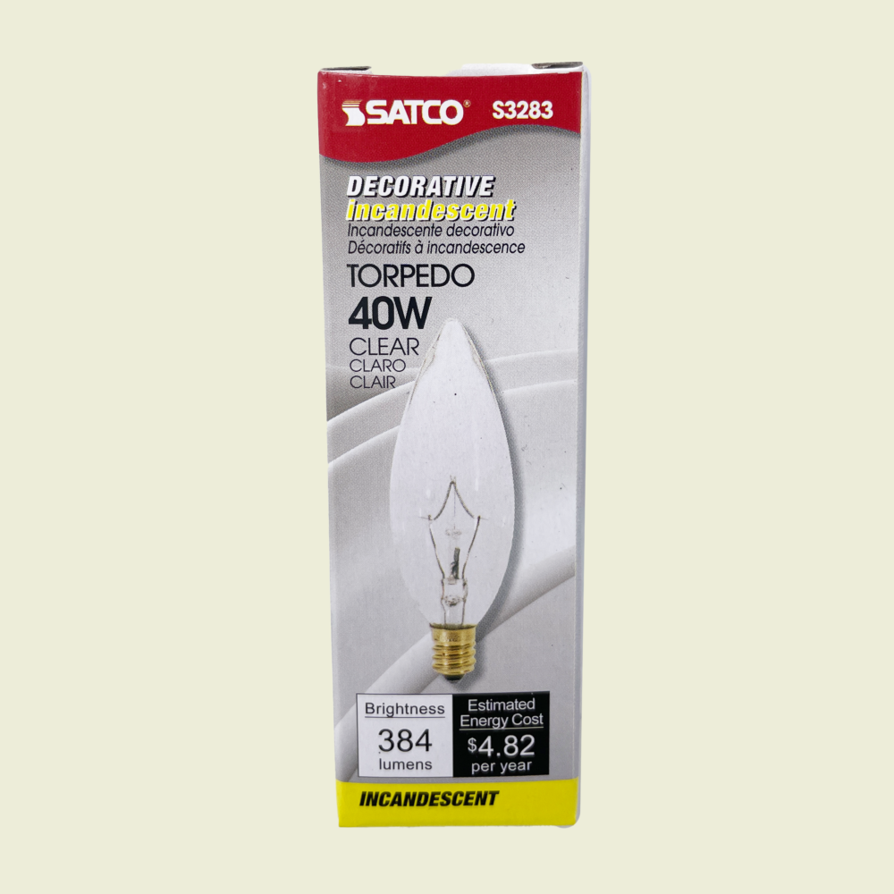 Satco Torpedo Chandelier Bulb Trinidad