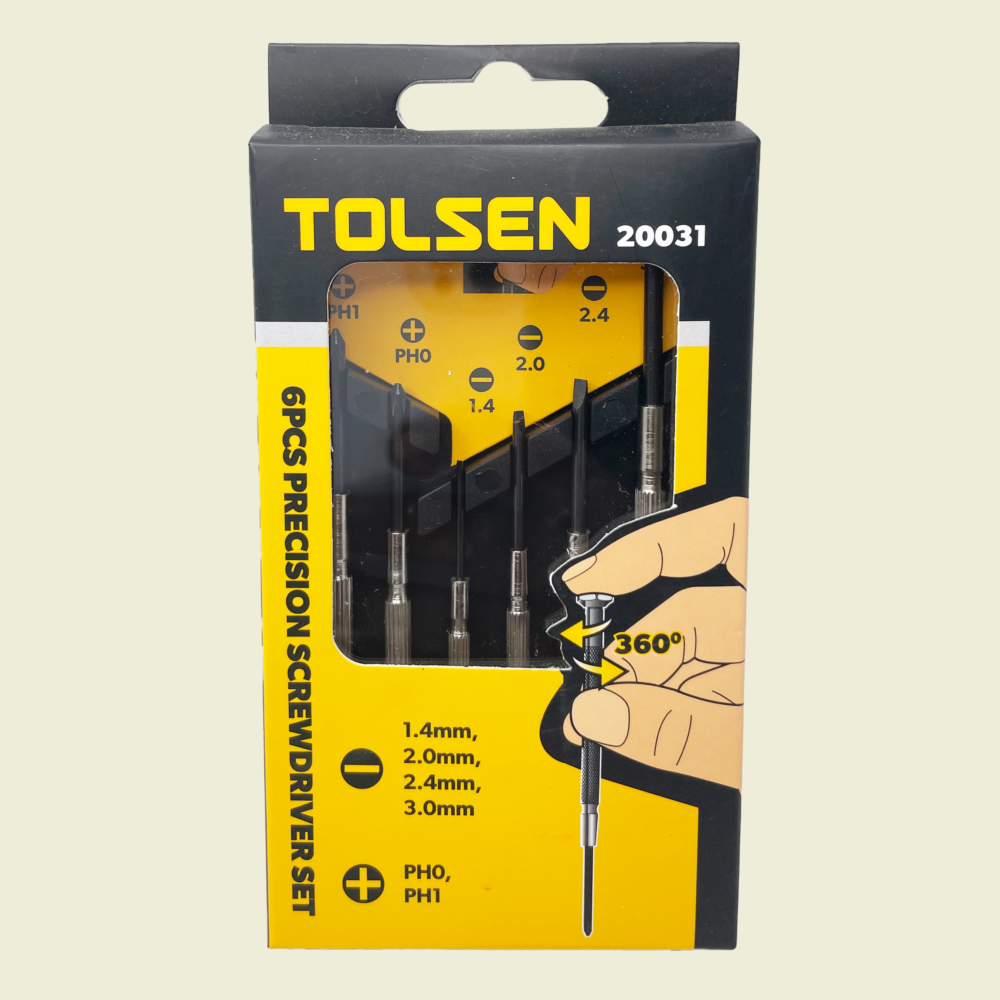 Tolsen 6Pcs Precision Screwdriver Set Trinidad