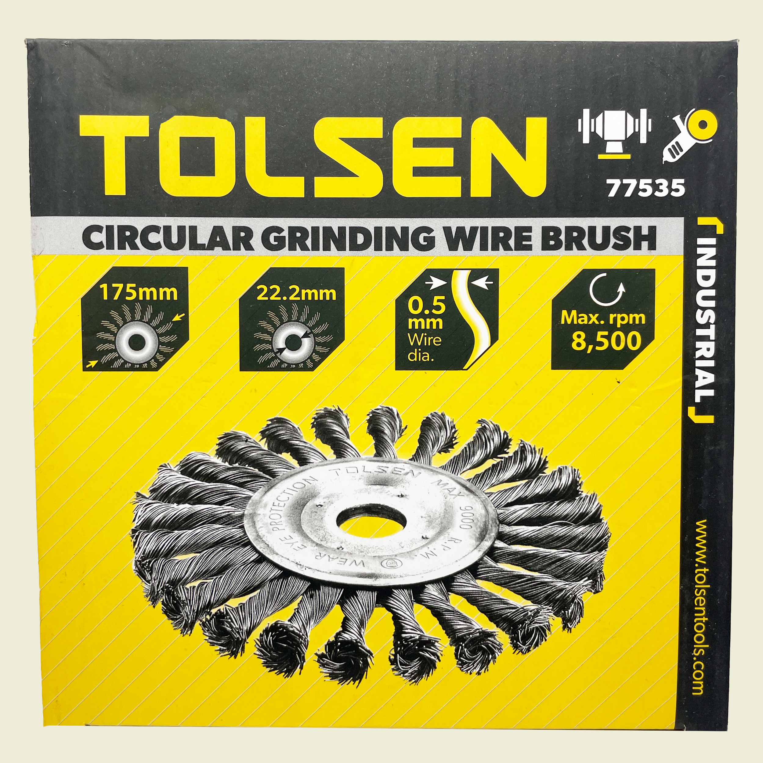 Tolsen Circular Grinding Wire Brush Trinidad