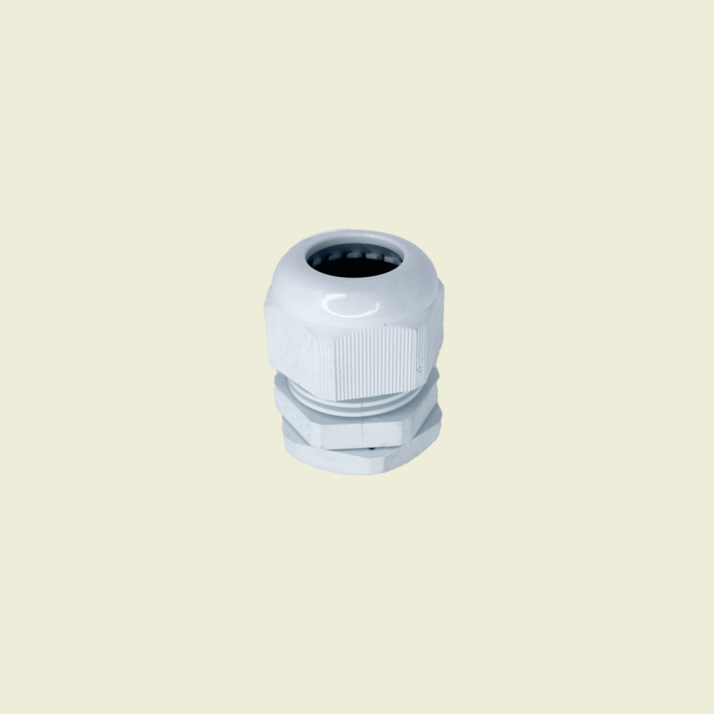 1" Electrical White Nylon Cable Gland Trinidad