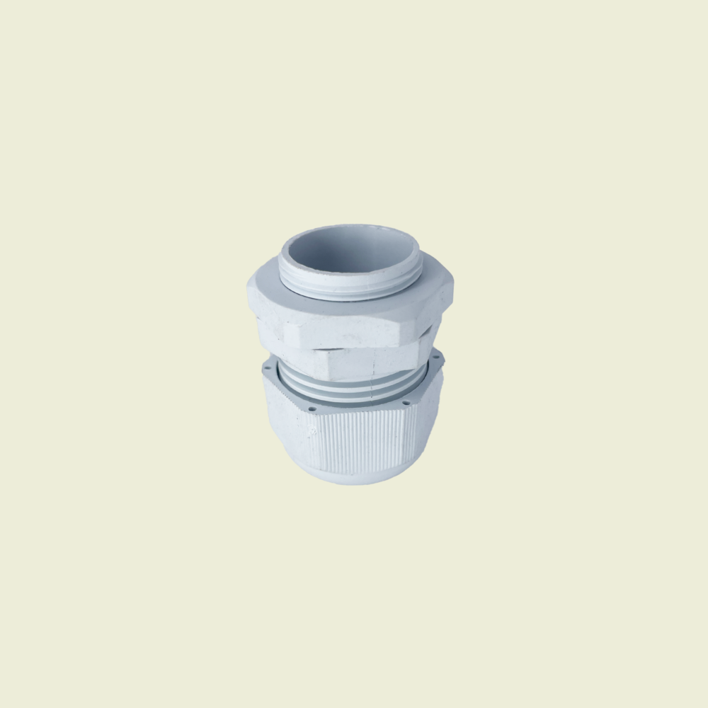 1" Electrical White Nylon Cable Gland Trinidad