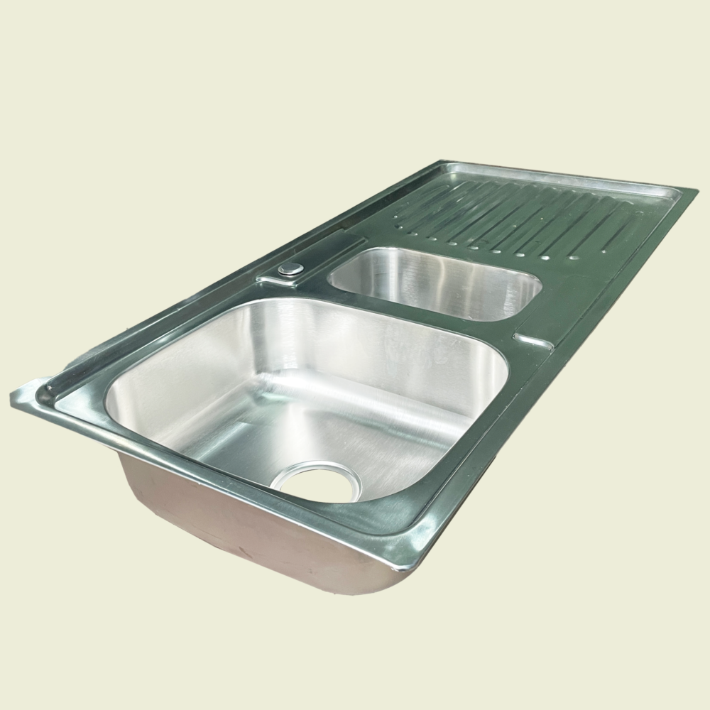 1-½ Basin Single Drainboard RHS Stainless Steel Kitchen Sink Trinidad