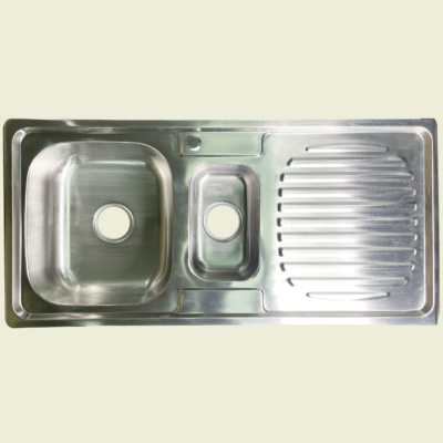 1-½ Basin Single Drainboard RHS Stainless Steel Kitchen Sink Trinidad