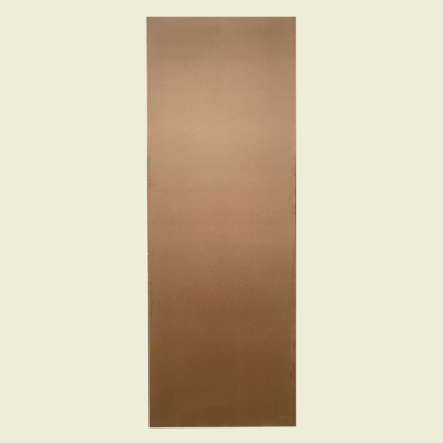 28" x 80" Brown HDF Flush Door Trinidad