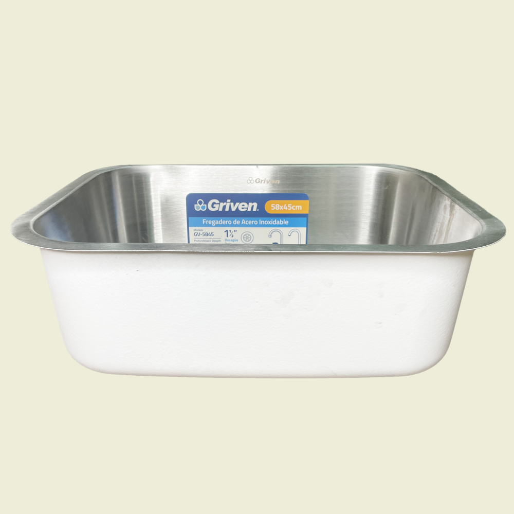 Griven Single Basin Stainless Steel Kitchen Sink Trinidad