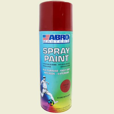 Abro Fire Red Spray Paint Trinidad