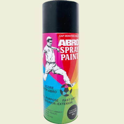 Abro Flat Black Spray Paint Trinidad