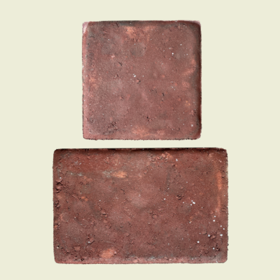 Duo Paver 9" x 6" / 6" x 6" Burnt Terracotta Trinidad