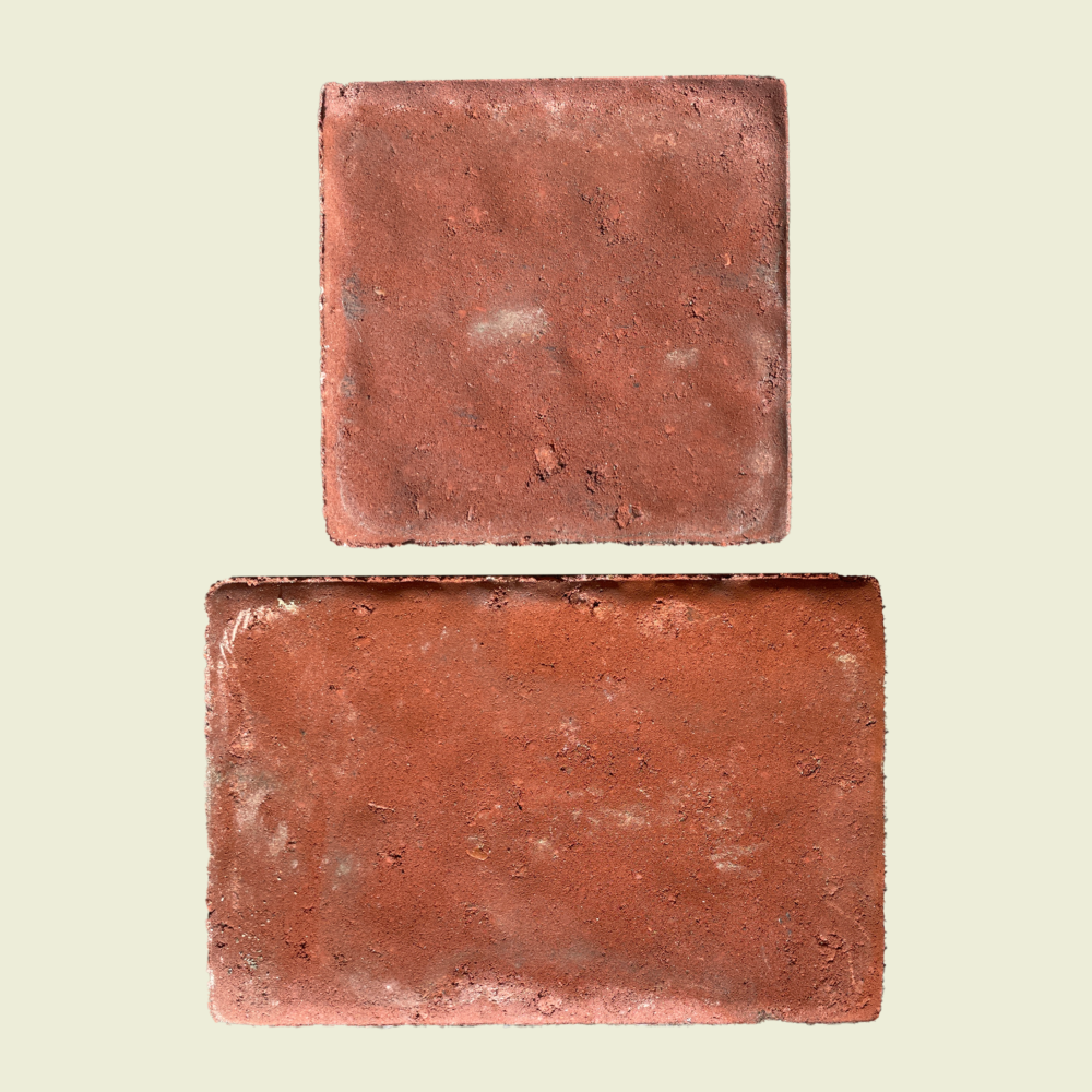 Duo Paver 9" x 6" / 6" x 6" Red Trinidad