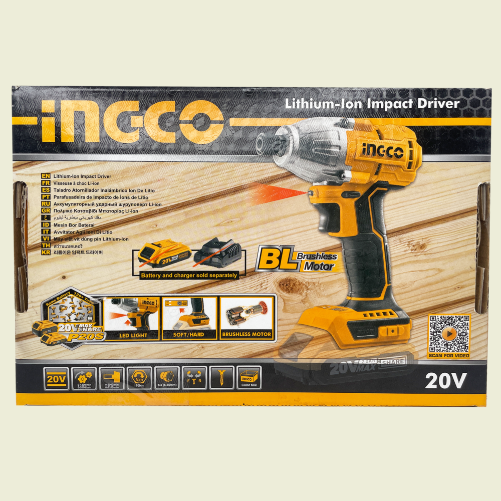 Ingco Lithium-Ion Impact Driver Trinidad