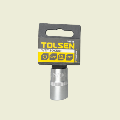 Tolsen 1/2" x 15mm Socket Trinidad