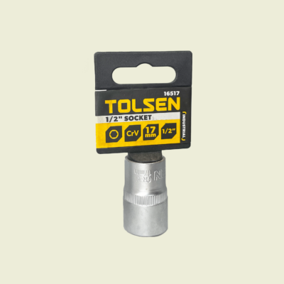 Tolsen 1/2" Drive 17mm Socket Trinidad