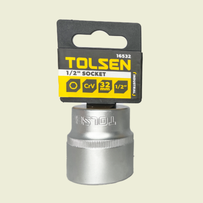 Tolsen 1/2" x 32mm Socket Trinidad