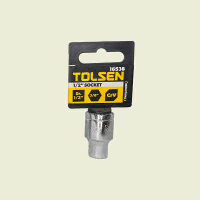 Tolsen 1/2" Drive 3/8" Socket Trinidad