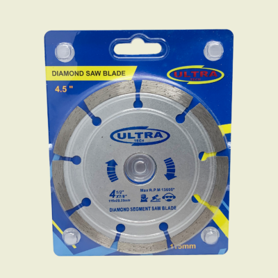 Ultra Tech 4½" Diamond Segmented Saw Blade Trinidad