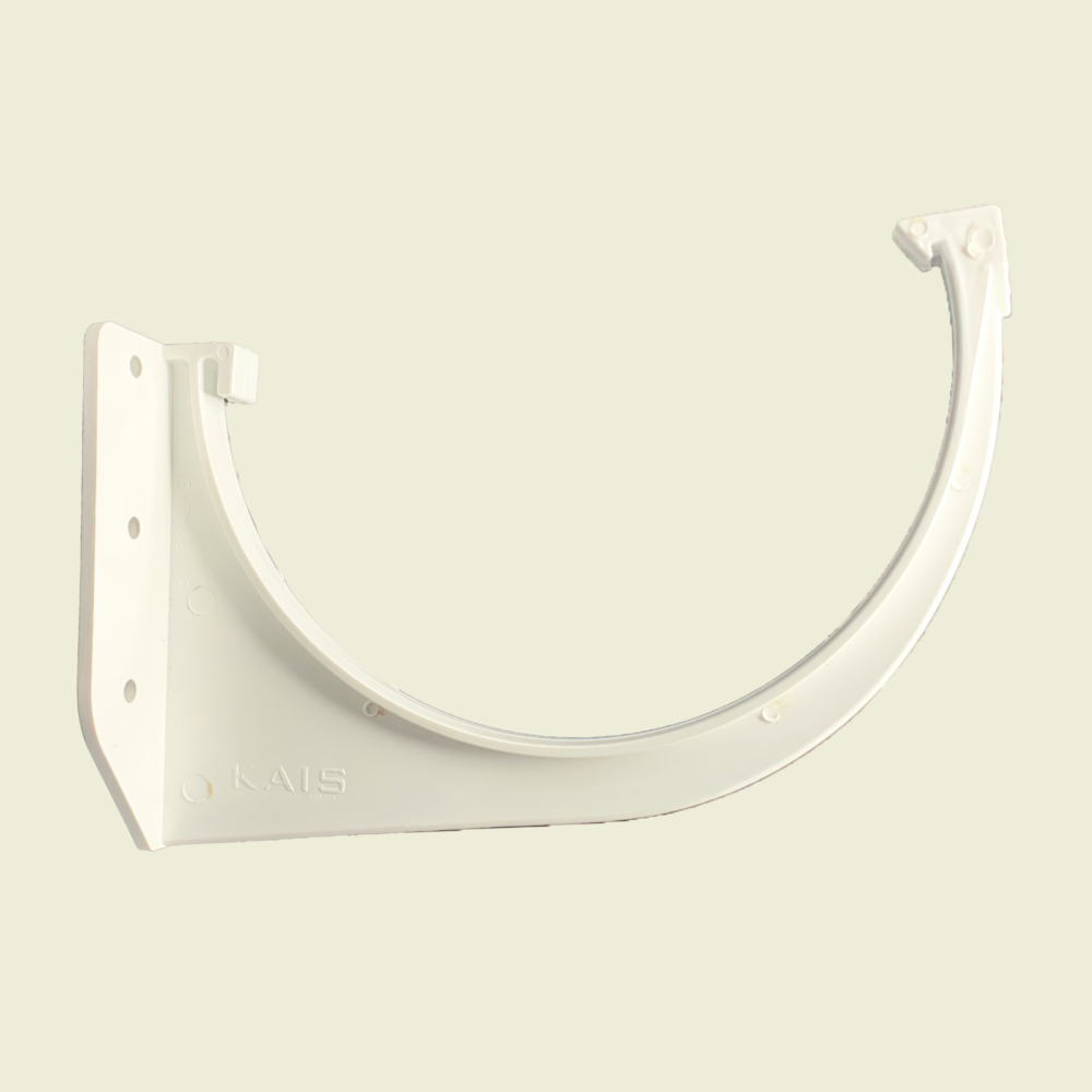 6" PVC Round Guttering Bracket Trinidad