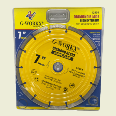 G-WORKX 7" Segmented Rim Diamond Blade Trinidad