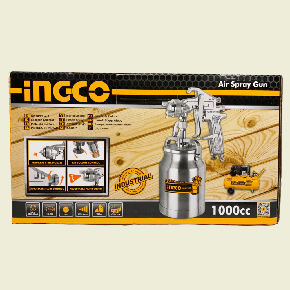 Ingco 1000cc Air Spray Gun Trinidad