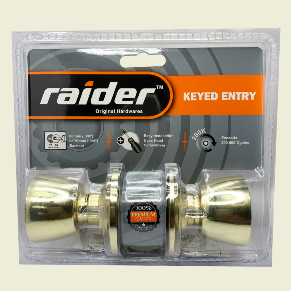 Raider Entrance Lock Gold Trinidad