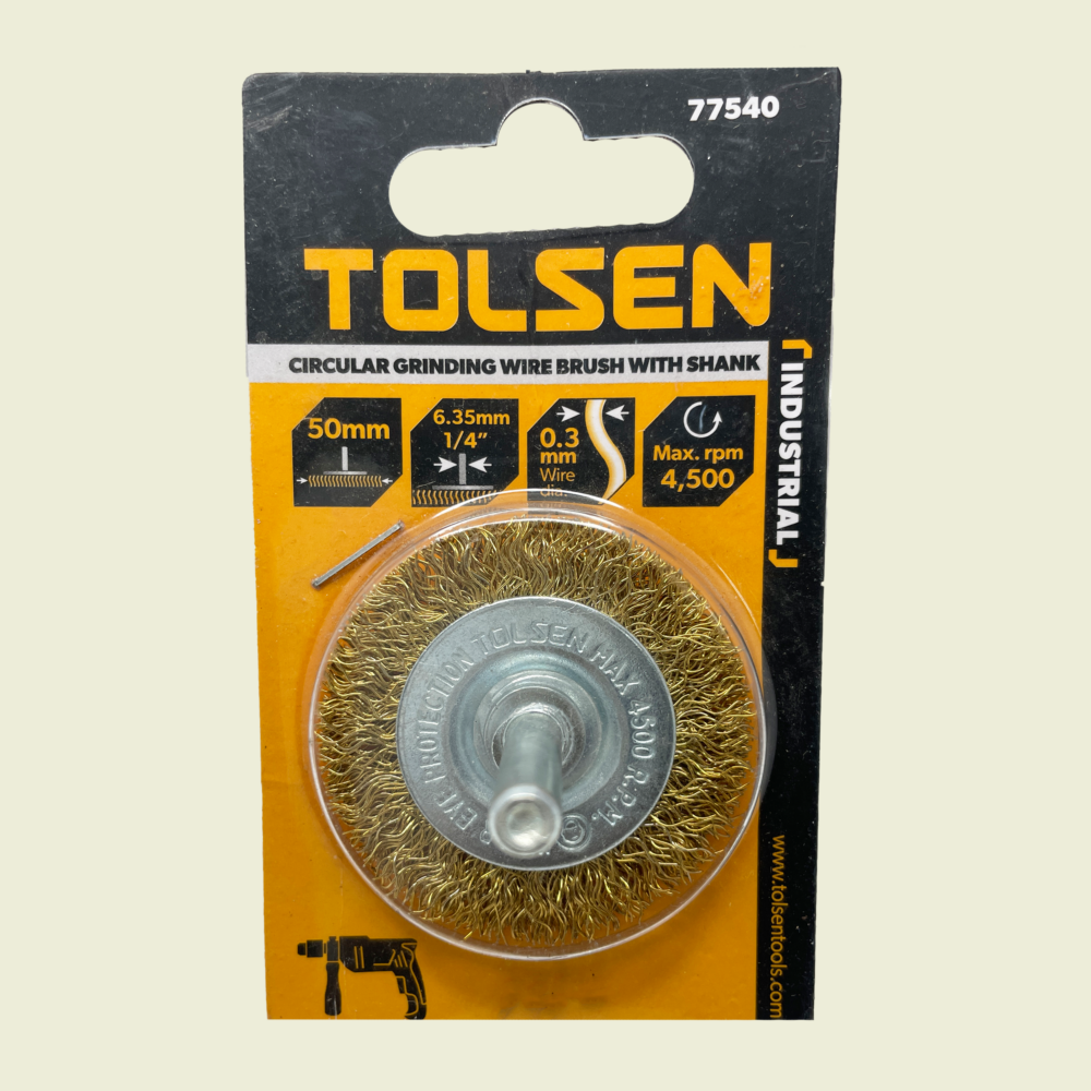 Tolsen 50mm Circular Wire Brush Trinidad