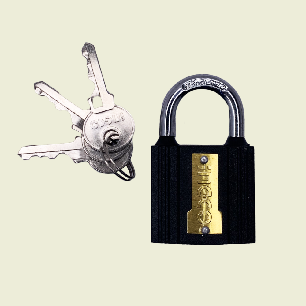 Ingco 38mm Iron Padlock with Brass Cylinder Trinidad