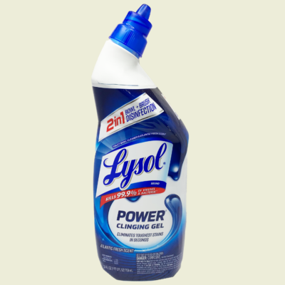 Lysol Power Clinging Gel Toilet Bowl Cleaner 24floz Trinidad