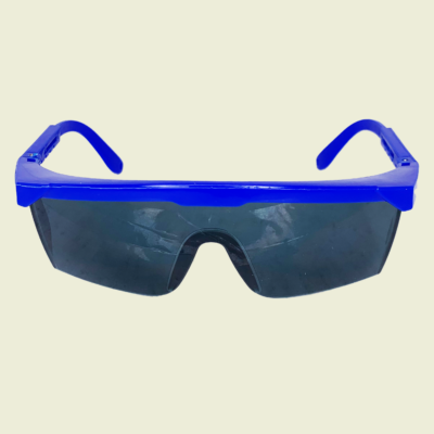 Inferno Black Safety Glasses with Blue Frame Trinidad