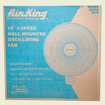 Air King 18" Wall Mounted Fan Trinidad