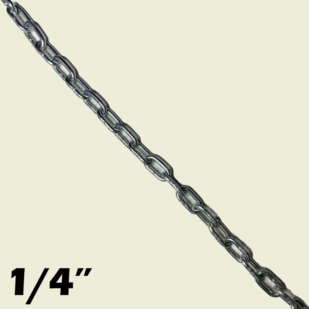 ¼" Galvanized Steel Chain (1ft) Trinidad
